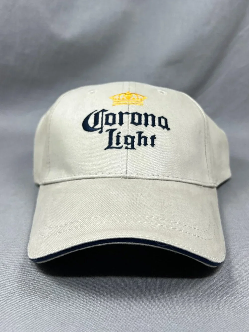 Corona Light Beer ACME Strapback Hat Khaki Baseball Mexico Adjustable Adult Cap
